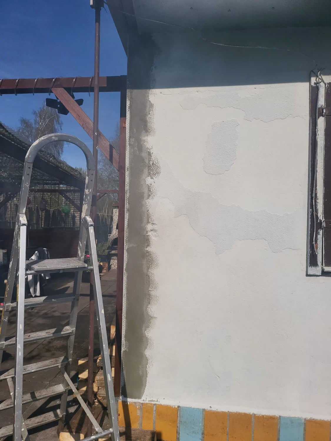 Patrick Ott auf der Baustelle