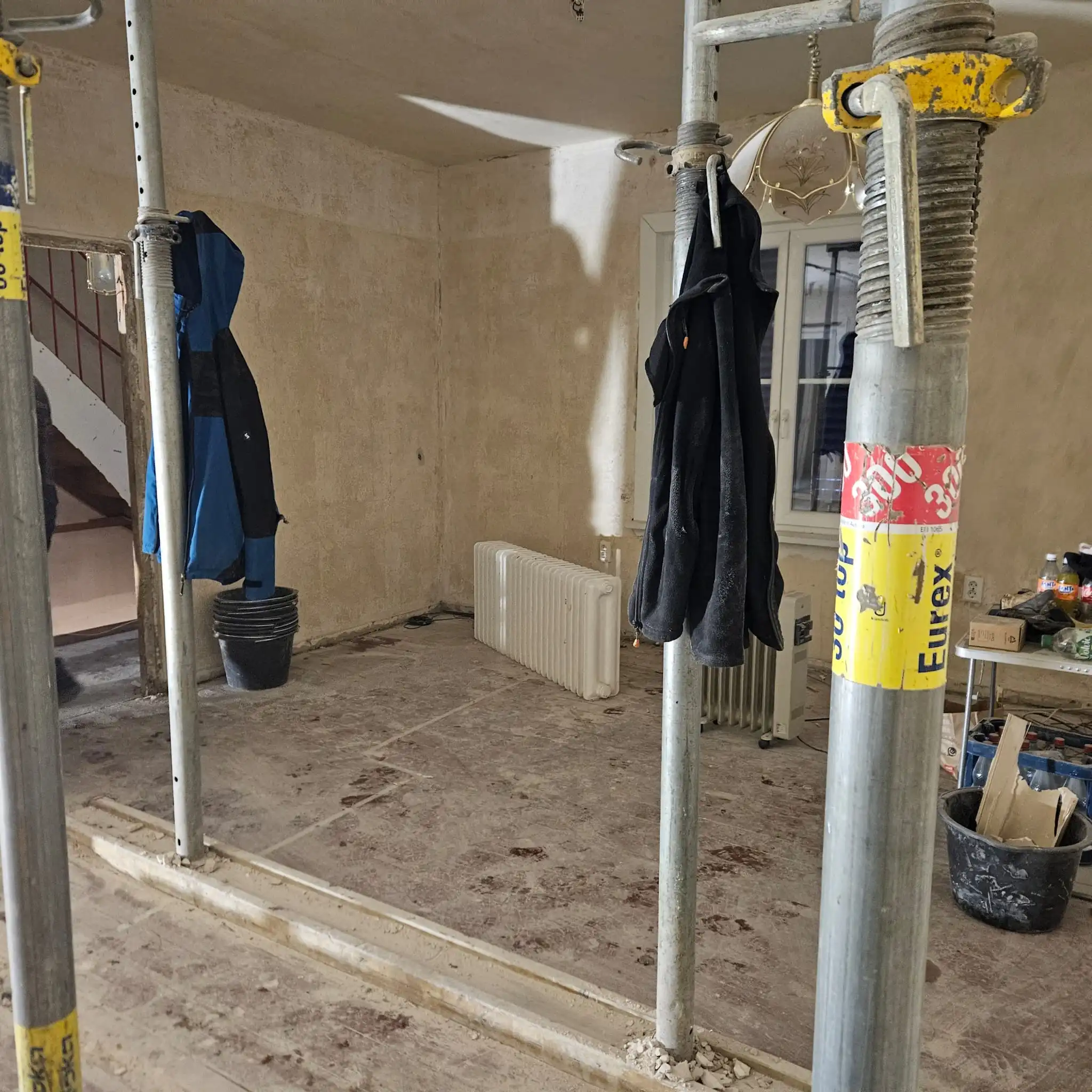 Patrick Ott auf der Baustelle