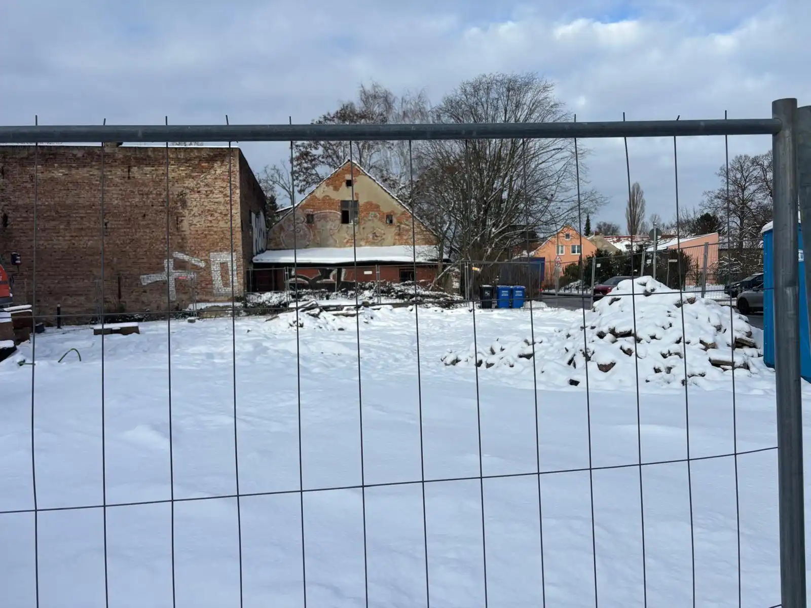 Patrick Ott auf der Baustelle