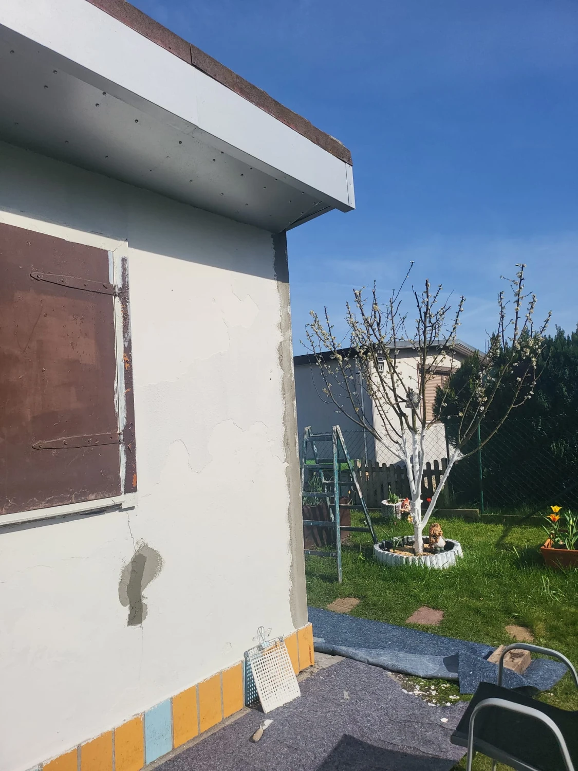 Patrick Ott auf der Baustelle