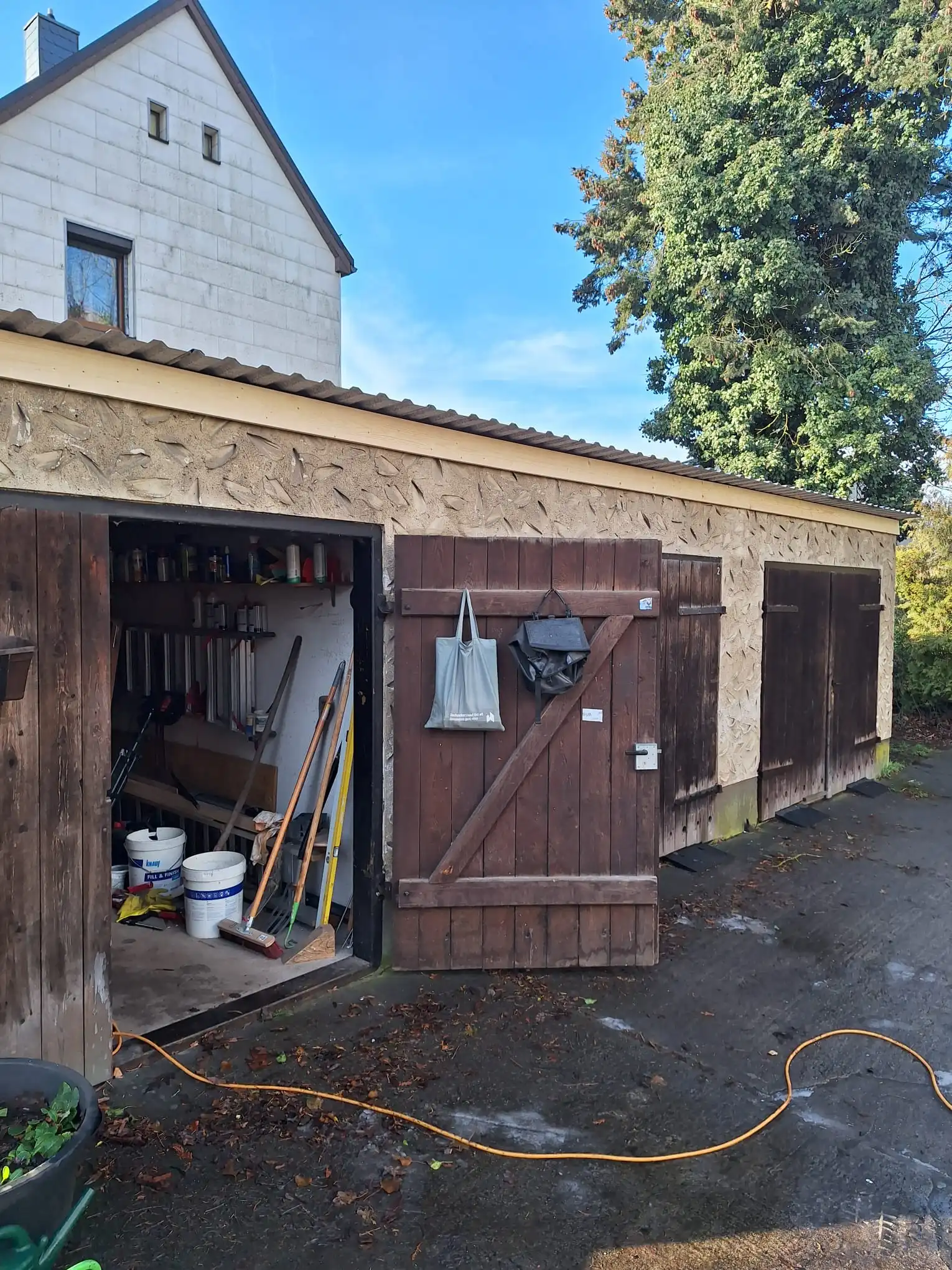 Patrick Ott auf der Baustelle