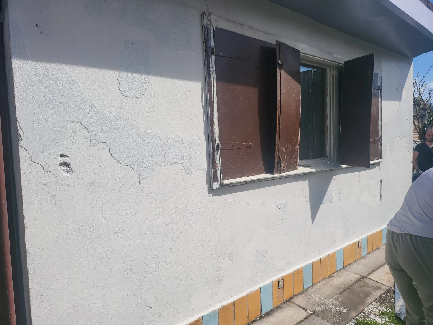 Patrick Ott auf der Baustelle