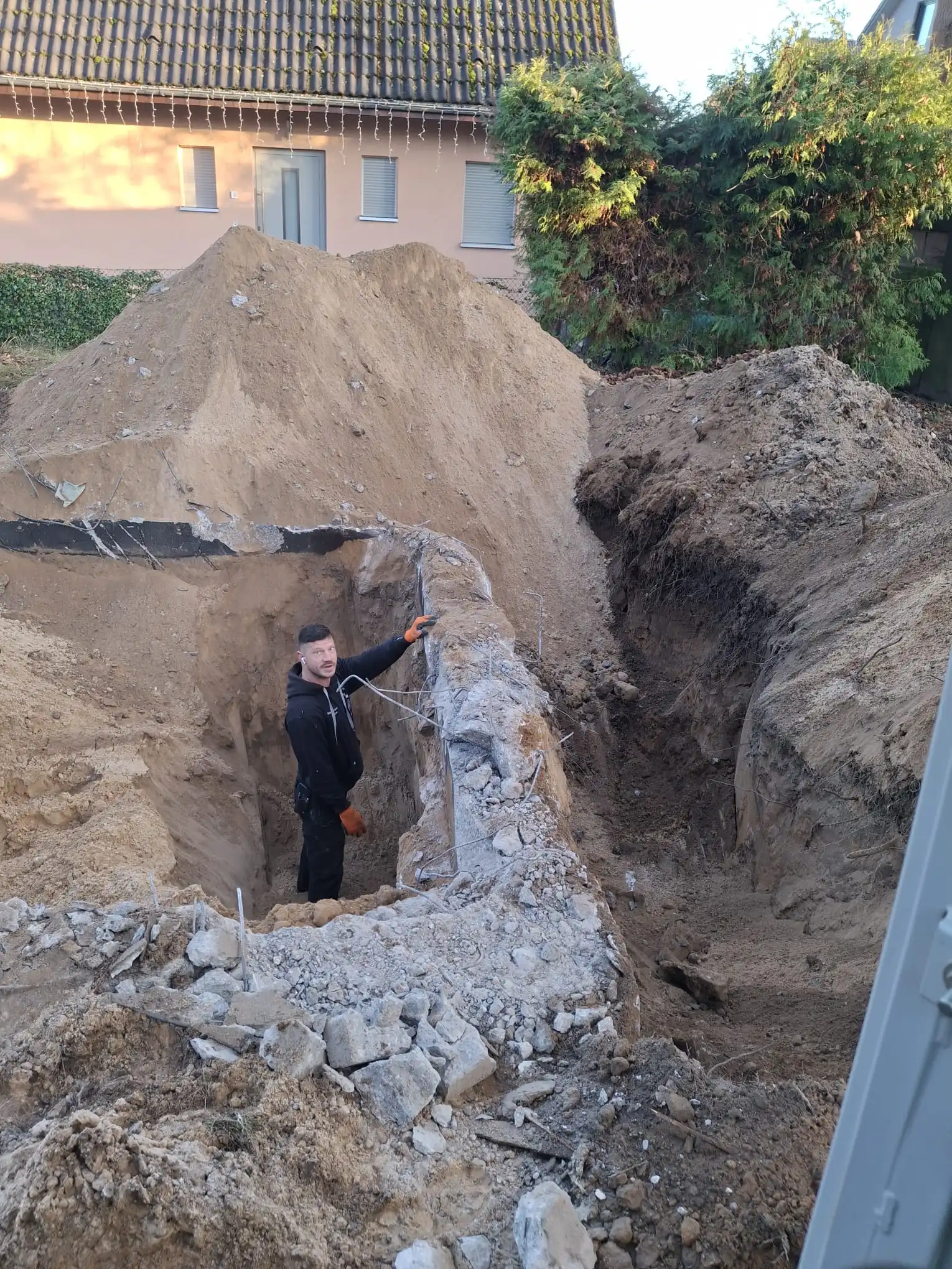 Abbrucharbeiten von Patrick Ott