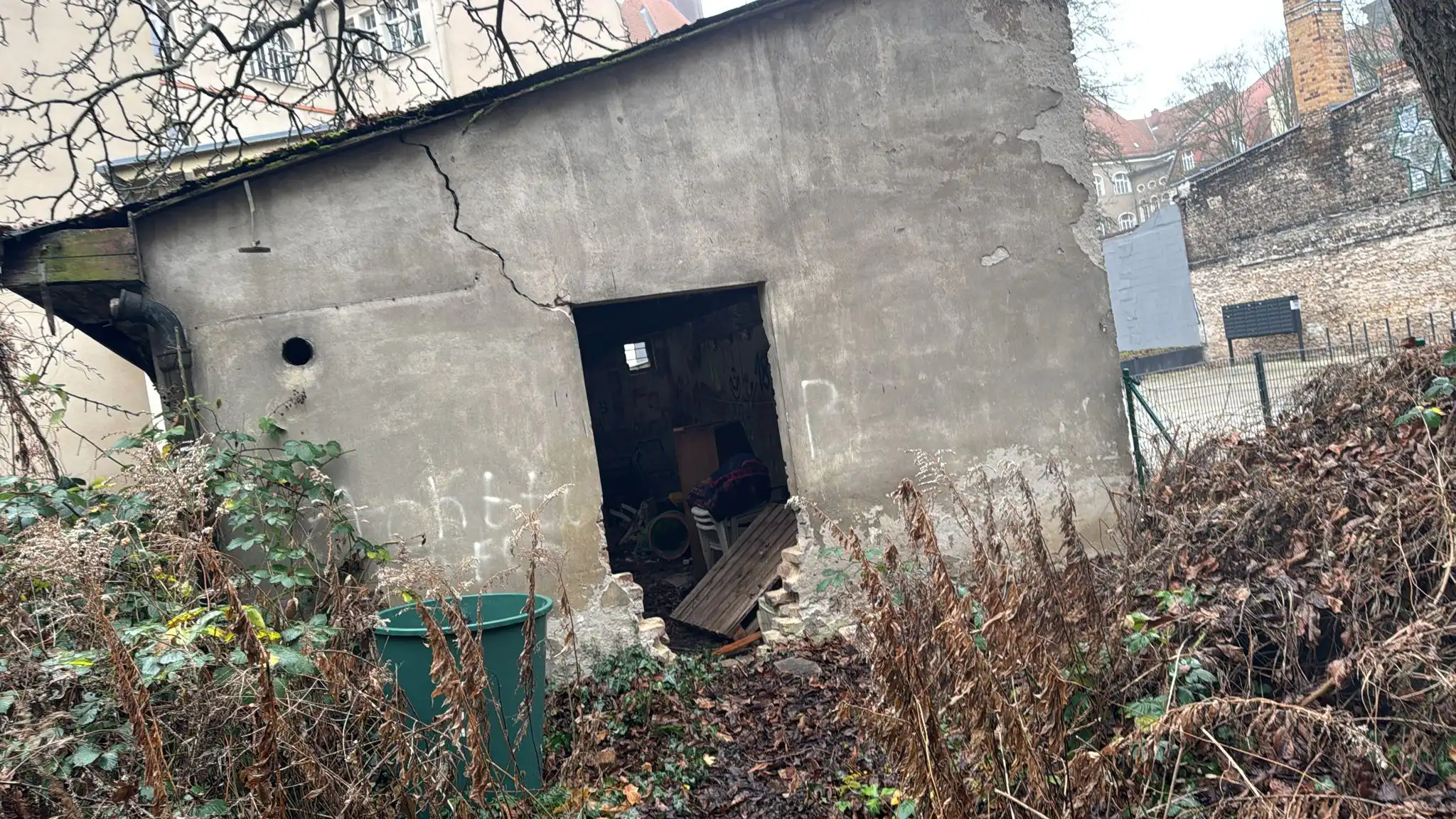 Patrick Ott auf der Baustelle