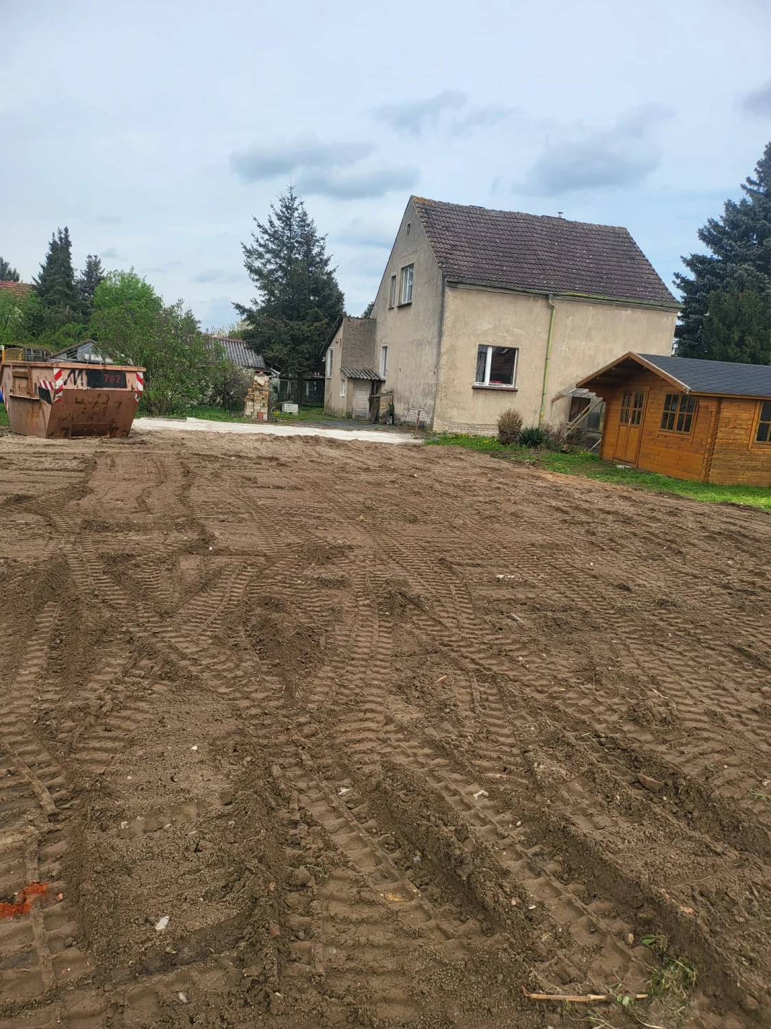 Patrick Ott auf der Baustelle