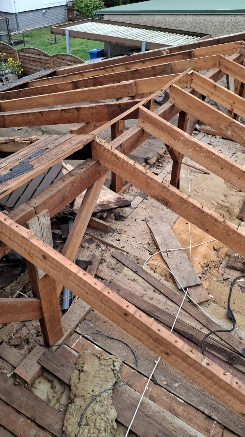 Patrick Ott auf der Baustelle