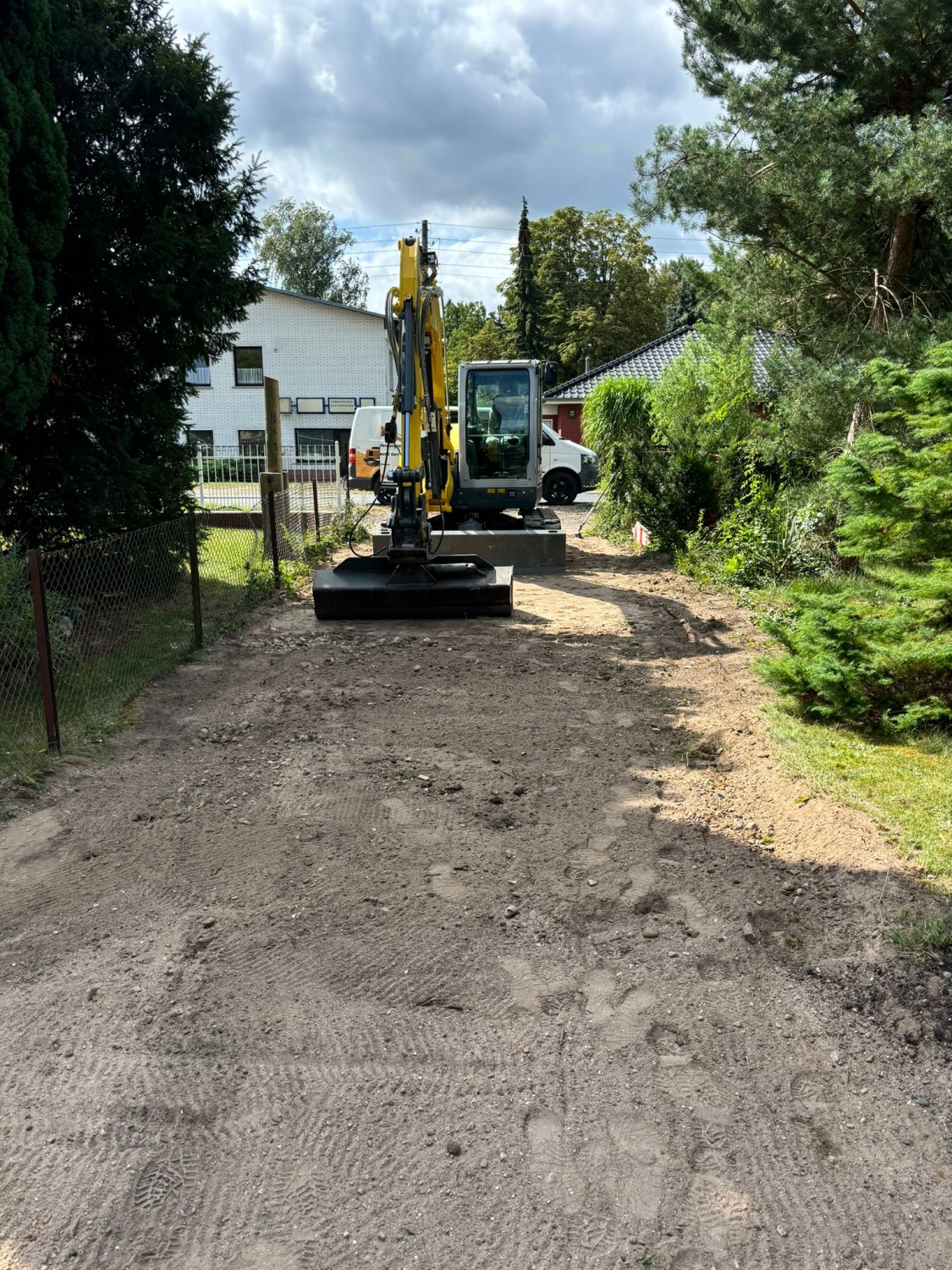 Patrick Ott auf der Baustelle