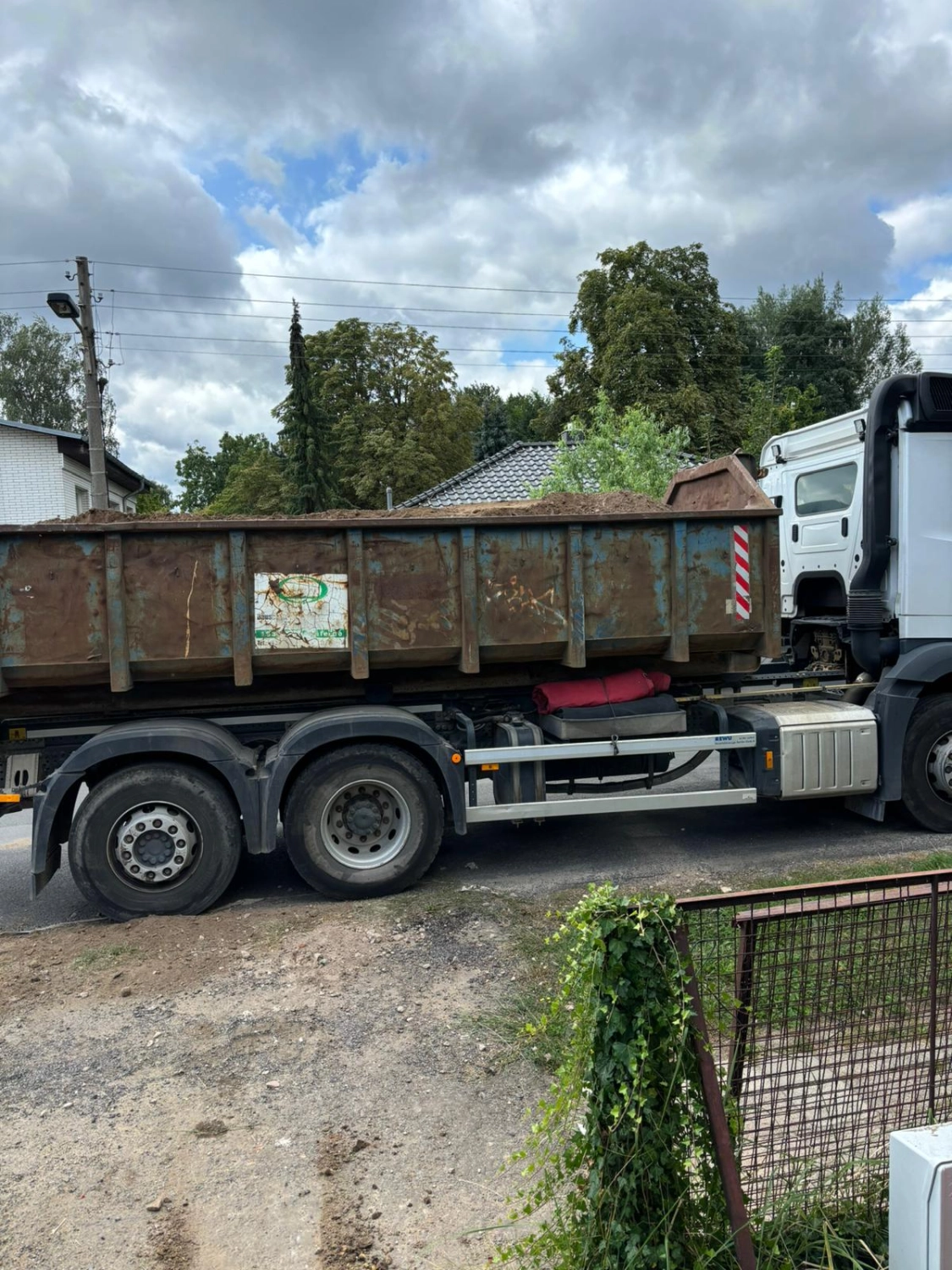 Patrick Ott auf der Baustelle