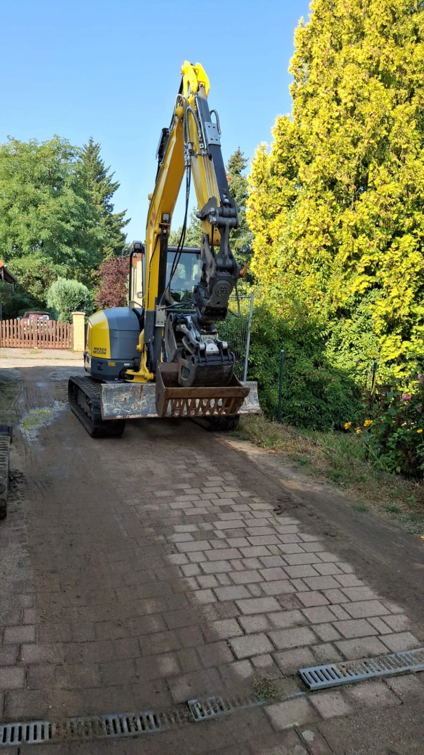 Patrick Ott auf der Baustelle
